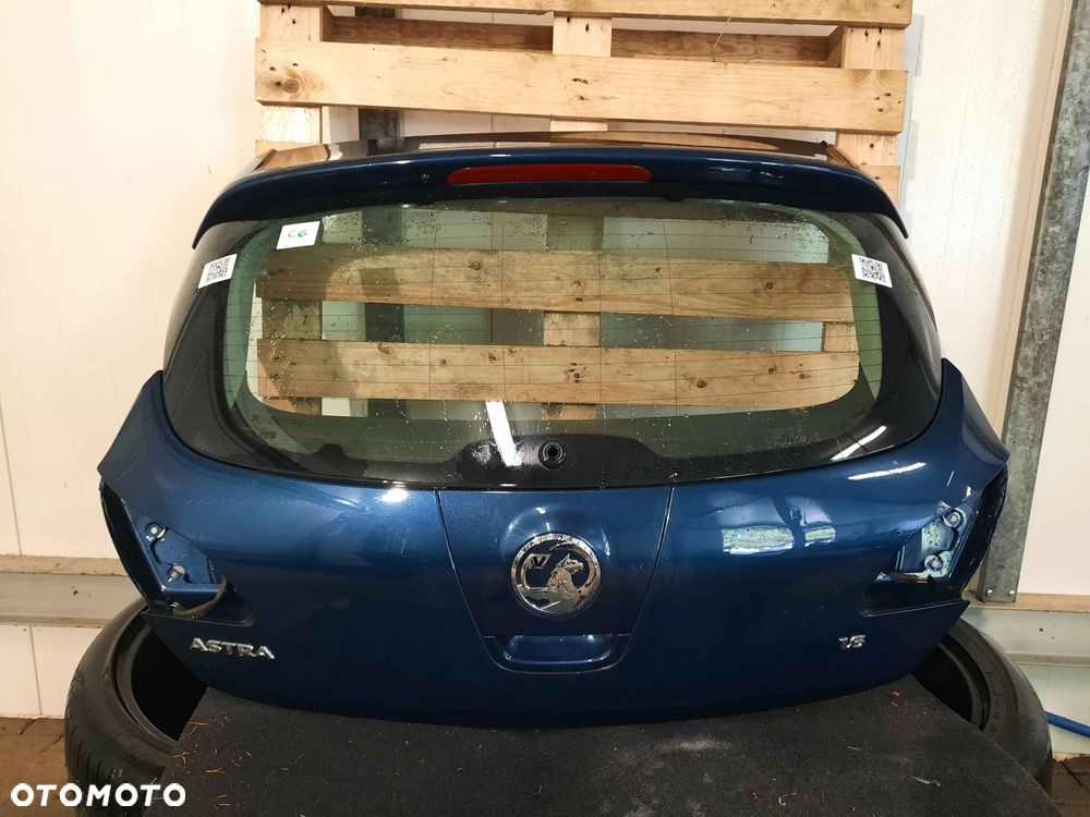 ^ KLAPA TYŁ TYLNA BAGAŻNIKA OPEL ASTRA J 4 IV Z22A MORSKA BŁĘKITNA 5D 5 DRZWI HB - 1