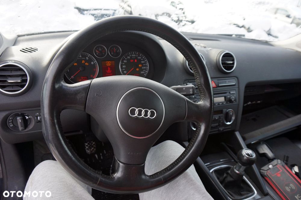 KIEROWNICA SKÓRZANA SKÓRA A3 8P 8P0419091H AUDI 2003-2008 - 3