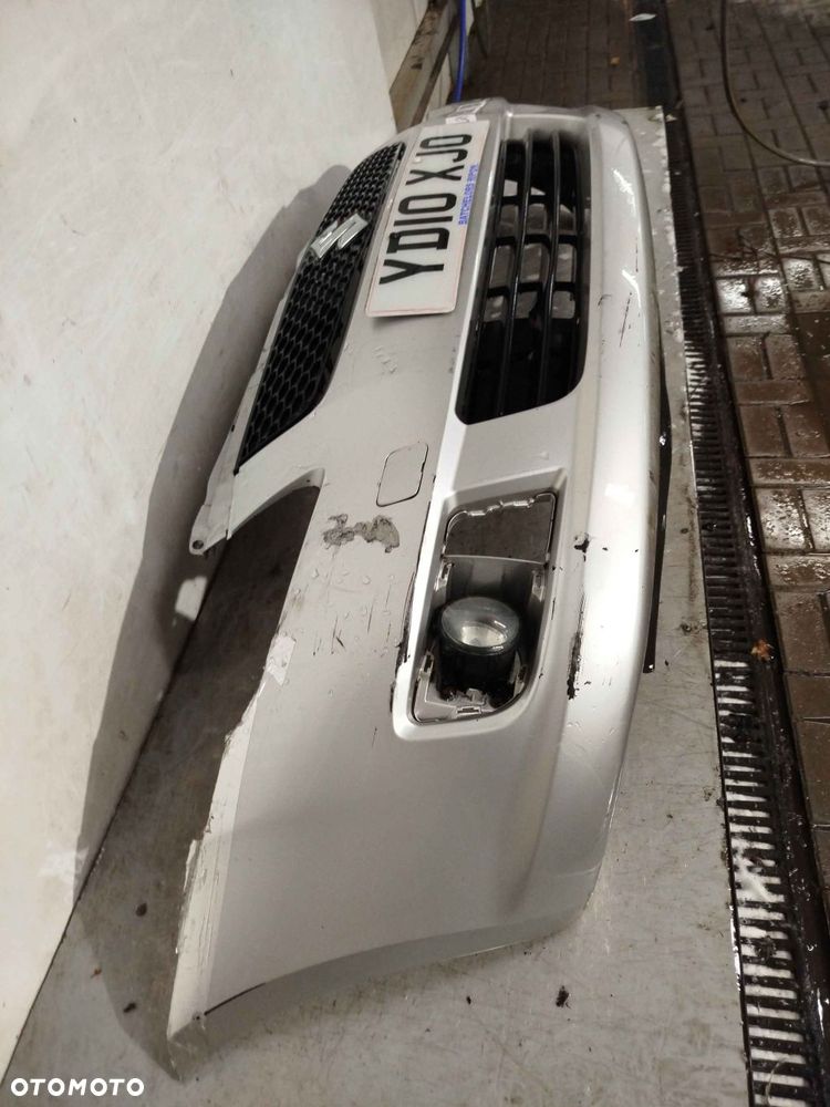 + ZDERZAK PRZÓD PRZEDNI SUZUKI SWIFT 4 IV ZCC SREBRNY HALOGENY - 2