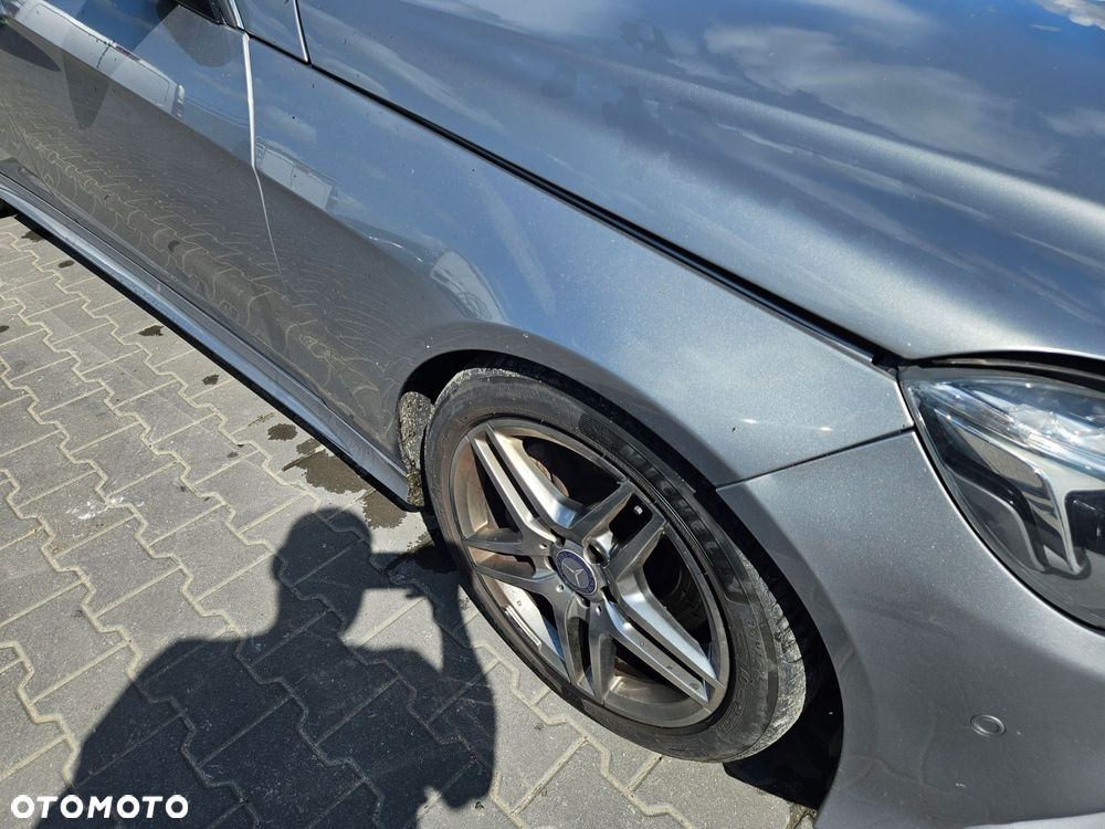 mercedes e klasa e350 w212lift amg maska przód kompletny zderzak reflektory - 4