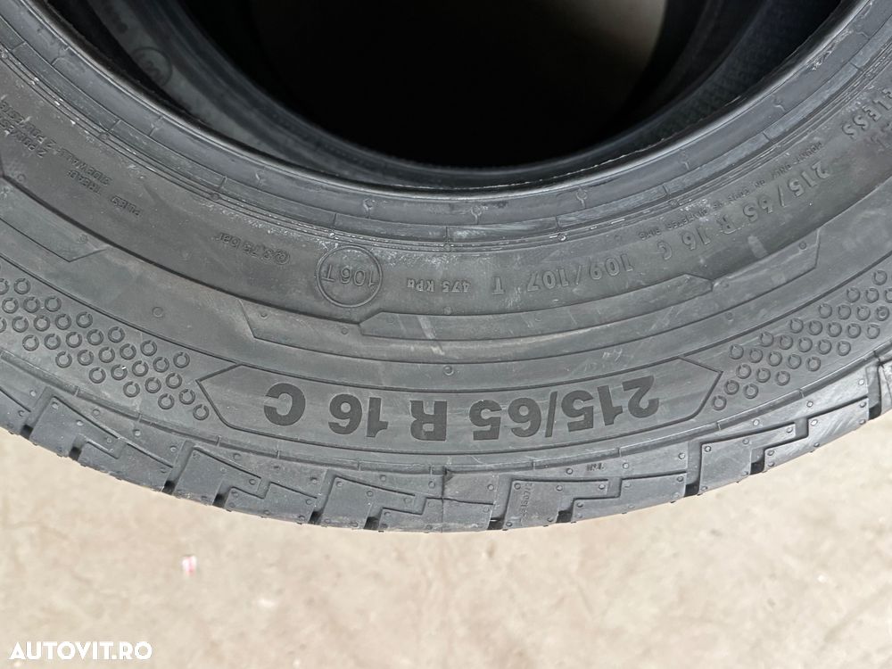 Vând 4 anvelope 215/65/16c continental de vară noi - 4
