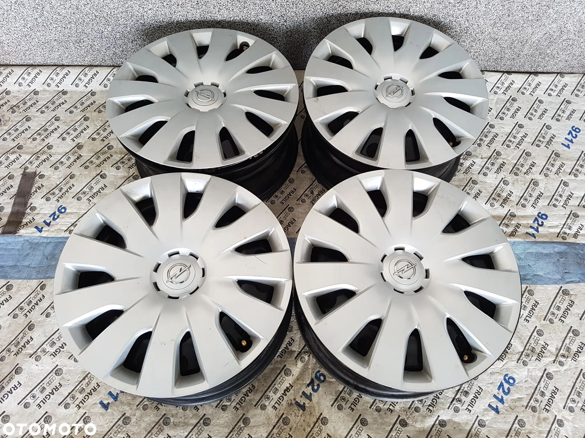 FELGI STALOWE Z KOŁPAKAMI OPEL ZAFIRA C INSYGNIA B ASTRA J  5X115 7JX17 ET41 - 1