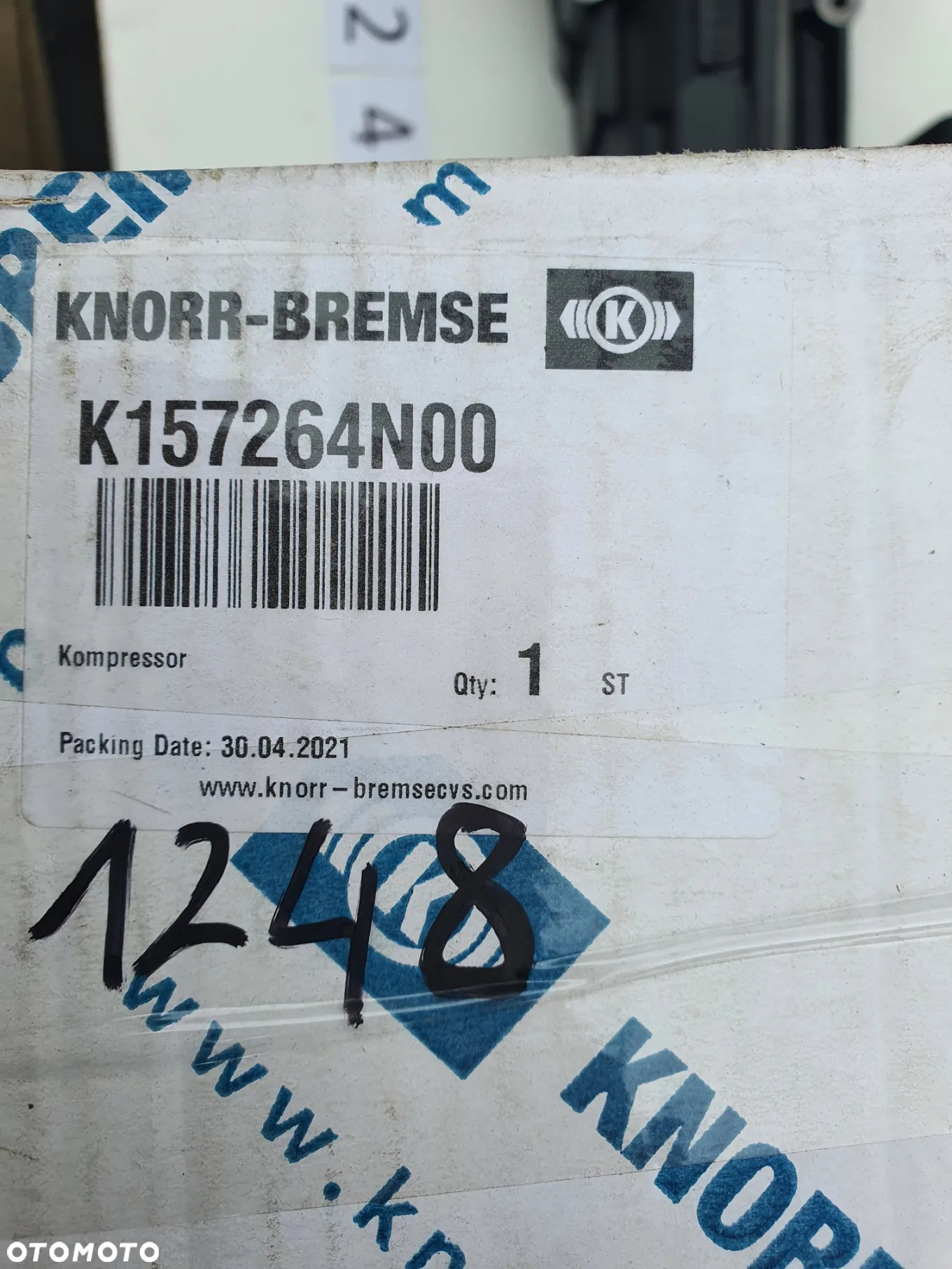 Sprężarka kompresor powietrza Knorr-Bremse LS3907, K157264N00, MAN TGX - 5