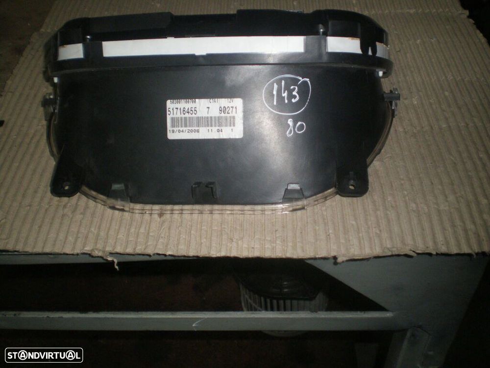 Quadrante 51716455 FIAT GRANDE PUNTO 2006 13 MJET KMH DIGITAL FIAT GRANDE PUNTO 3 2008 1.3JTD 75CV 5P CINZA ESCURO - 2