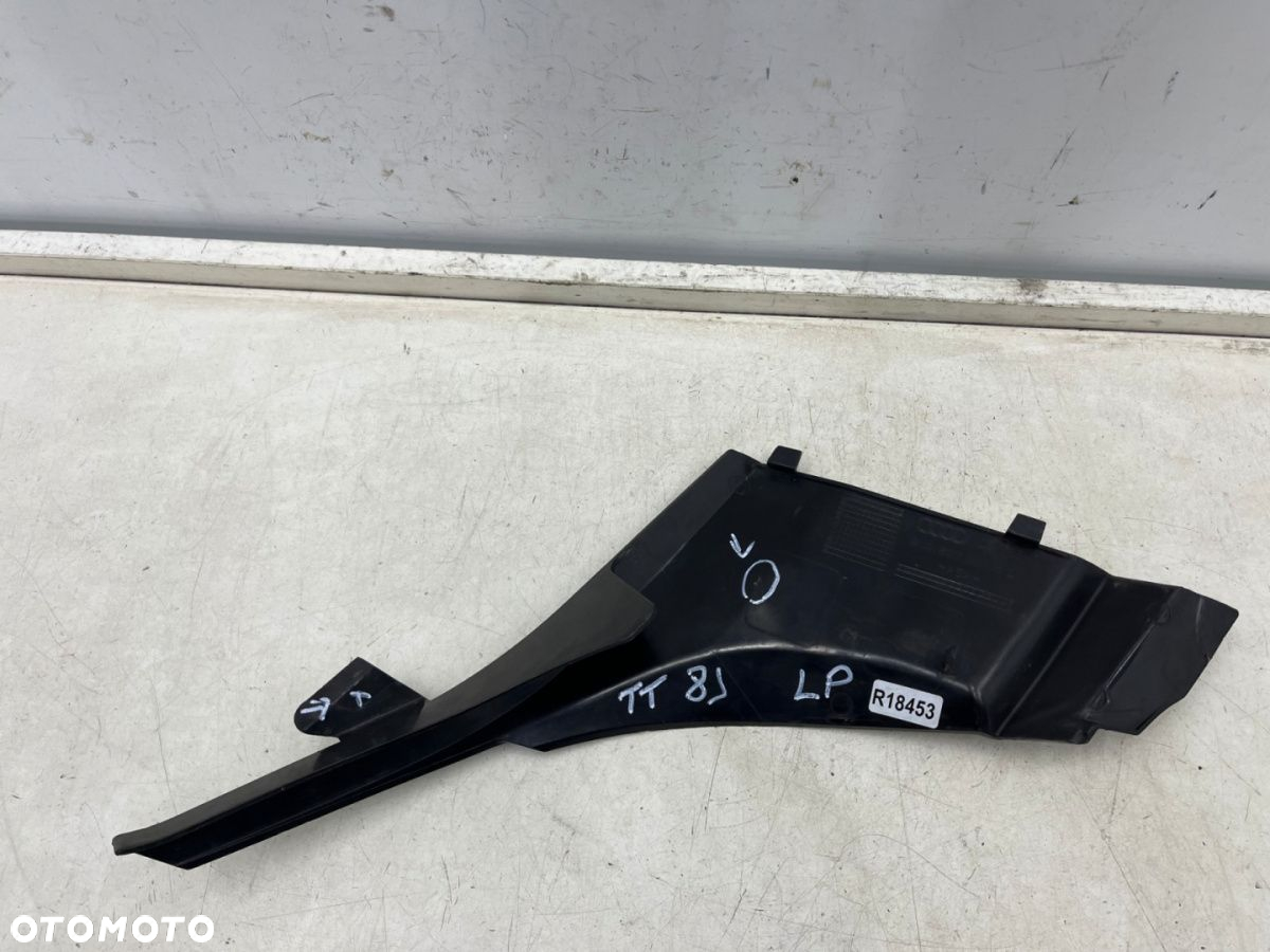 Listwa Audi TT II 8J 06-14r. lewa nakładka reflektora przednia listwa górna maskownica 8j0807081b - 5