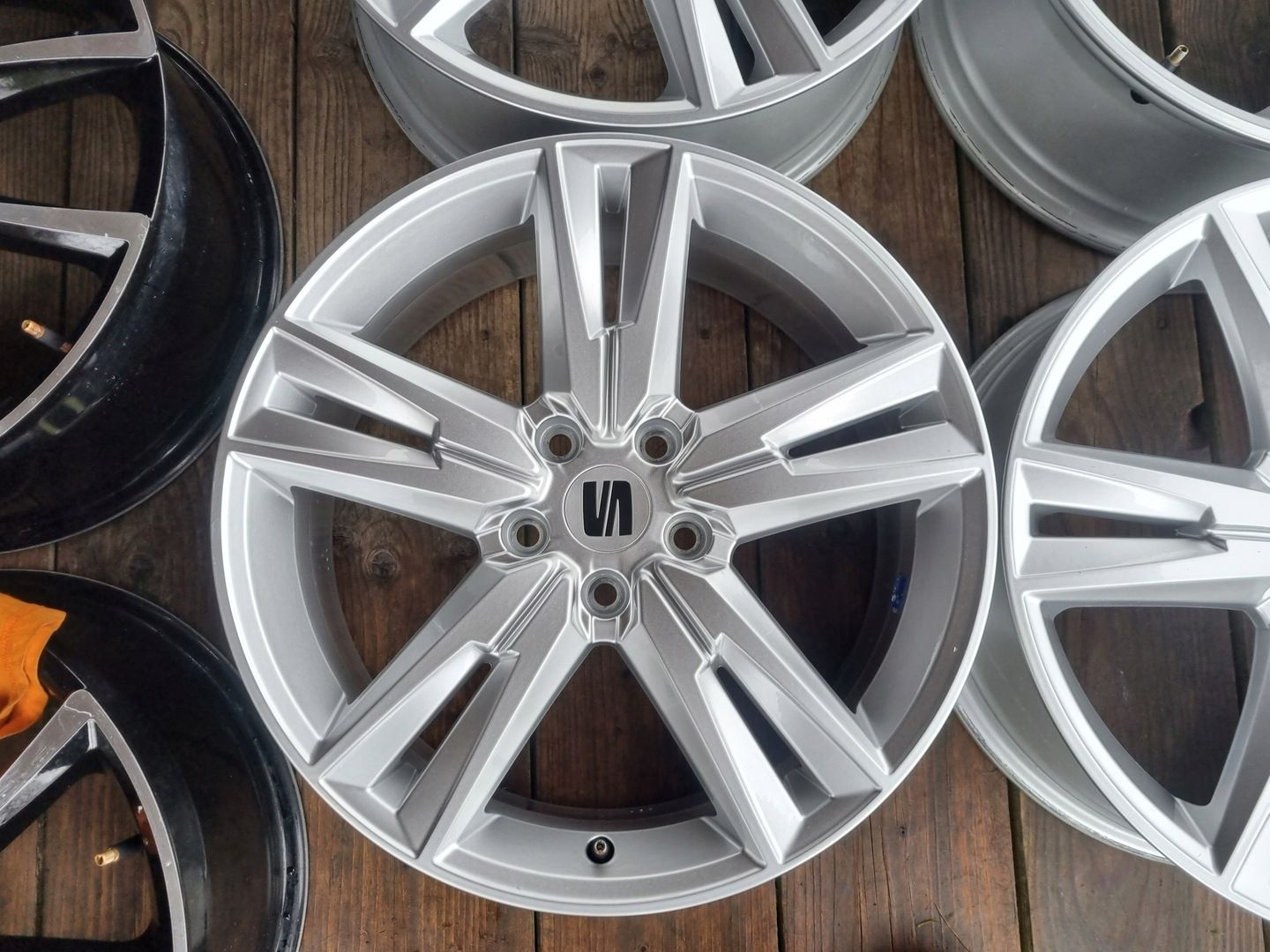 VW PASSAT,TIGUAN,GOLF,T-ROC,AUDI A4 B7,A3 7X18 ET39 5X112 4szt.,super stan - 12