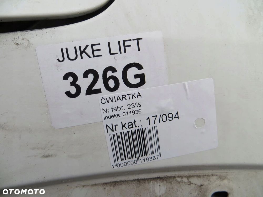 NISSAN JUKE F15 LIFT PRÓG BŁOTNIK PRAWY 14- - 4