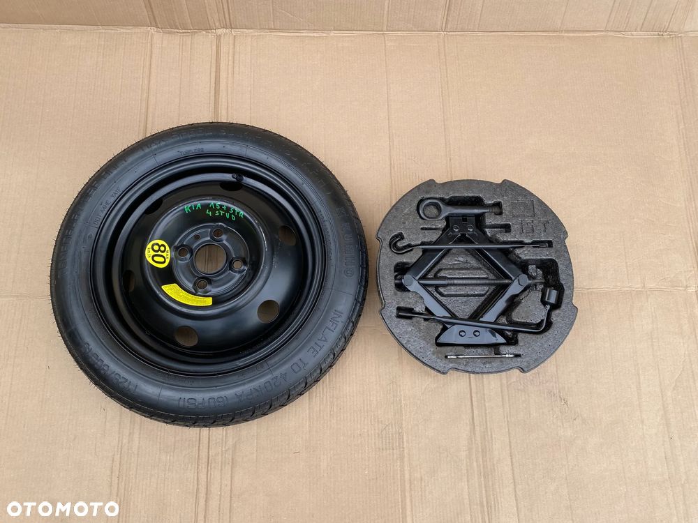 Koło dojazdowe dojazdówka 15 Kia Rio  Hyundai I10 I20 i10 i20  4x100  + zestaw - 3