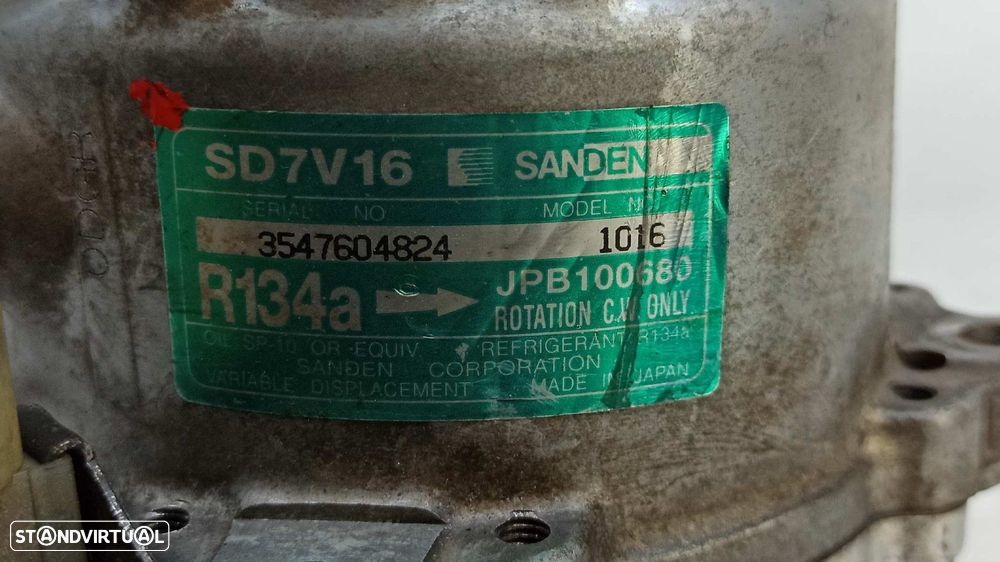 COMPRESSOR DE AR CONDICIONADO MG ROVER SERIE 200 (RF) 220 SD SPRITE (5-PTAS.) - 5