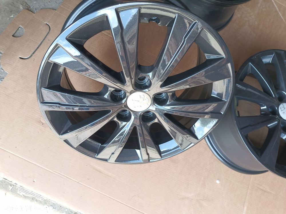 peugeot 308 t9 felgi 16" 7j 5x108 jak nowe grafit 9677989677 - 6