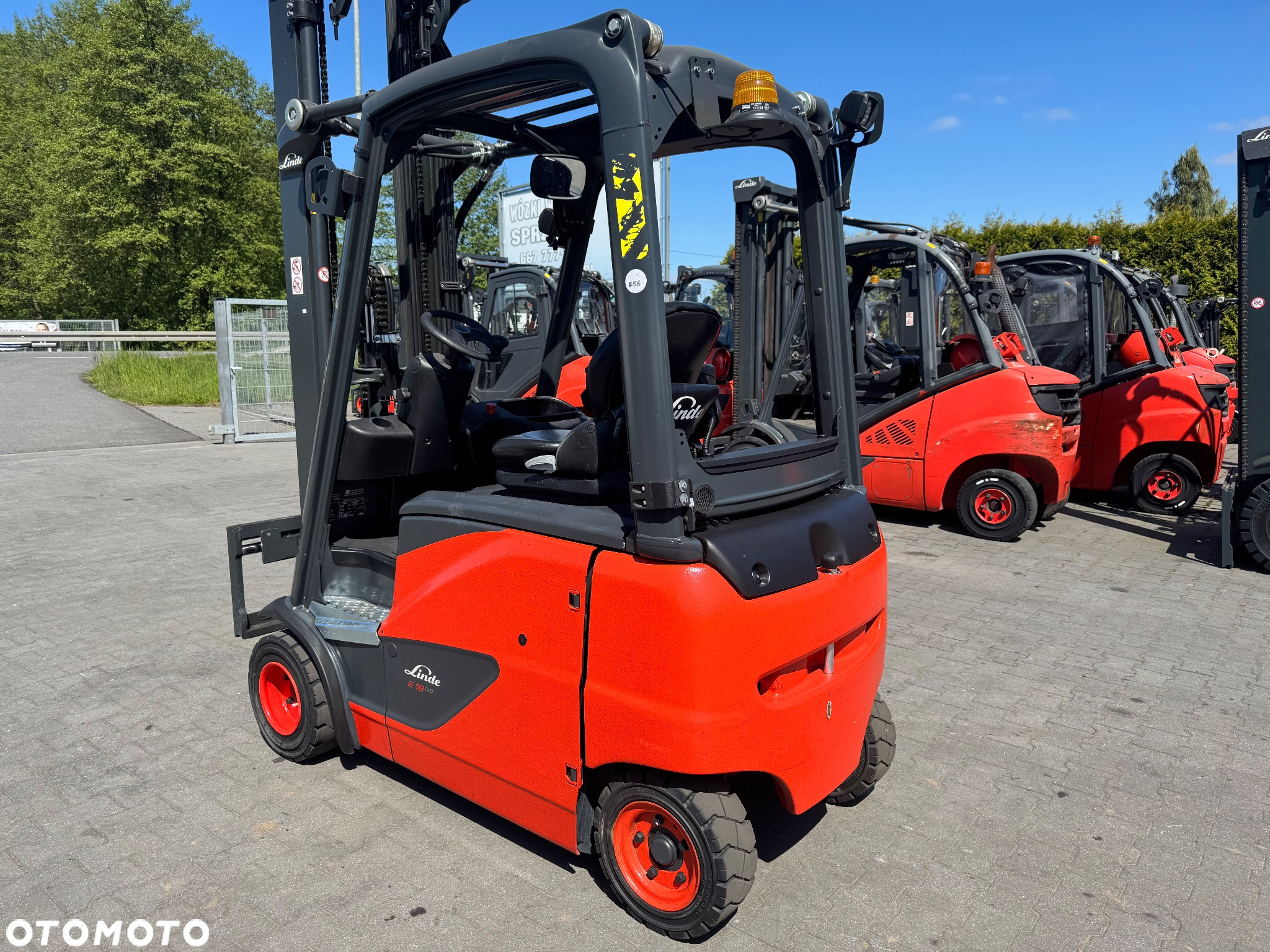Linde E18 EVO Tylko 1750mth 2019r triplex 6,22m przesuw h16 h18 h20 e20 toyot - 3