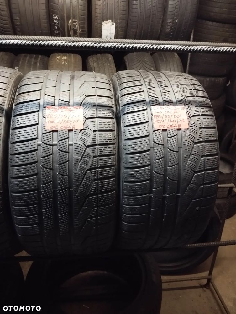 285 35 20 i 255 40 20 Pirelli Sottozero Winter 4szt komplet zimówki - 3