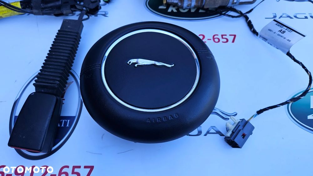 Jaguar XJ 351 Poduszka powietrza kierowcy airbag Kierownicy Pasażera Napinacze pasów bezpieczeństwa KOLOR CZARNY - 3