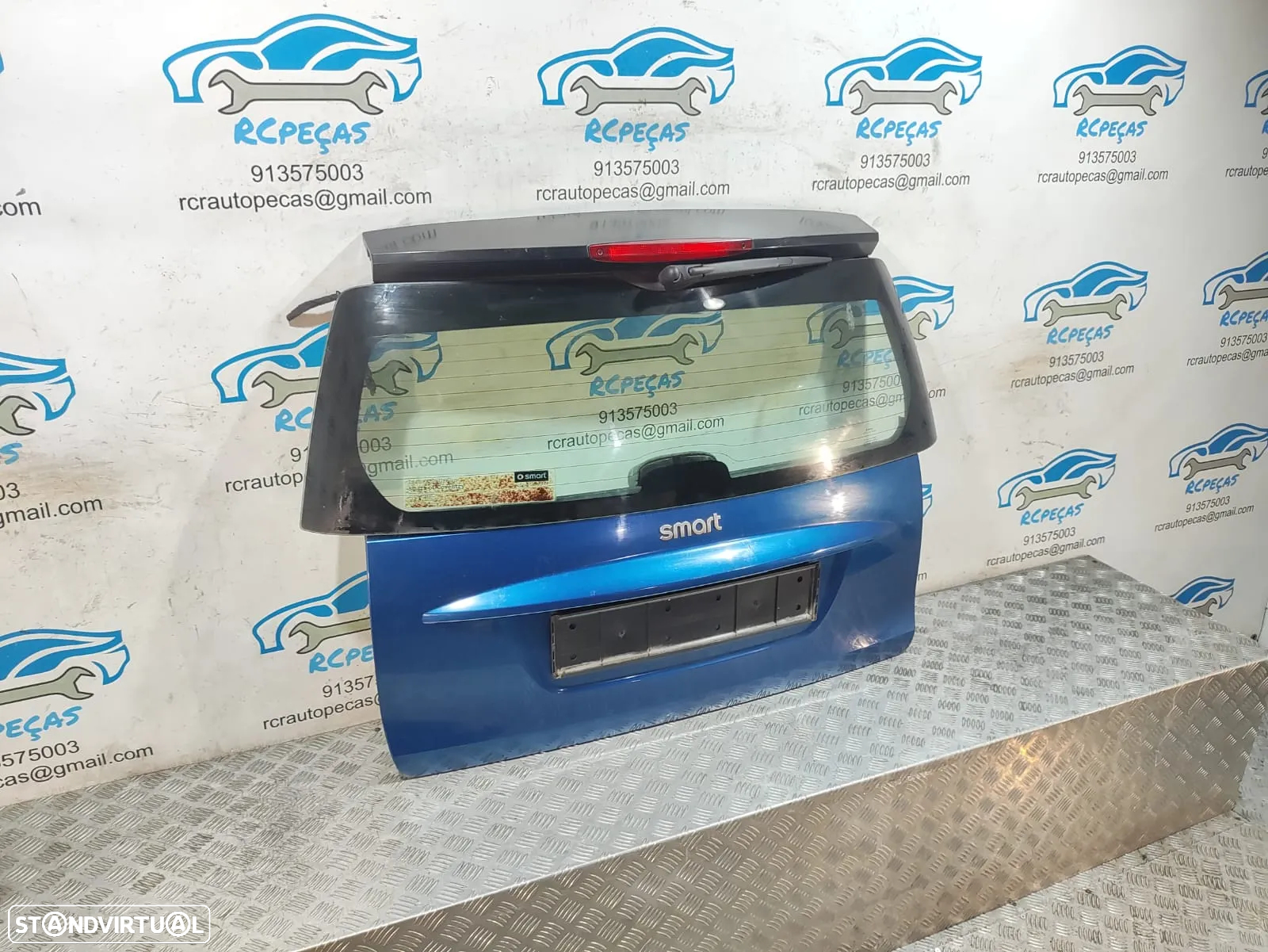 Tampa / Porta Mala Smart Fortwo 451 - Vidro / Stop / Limpa Vidros - 6