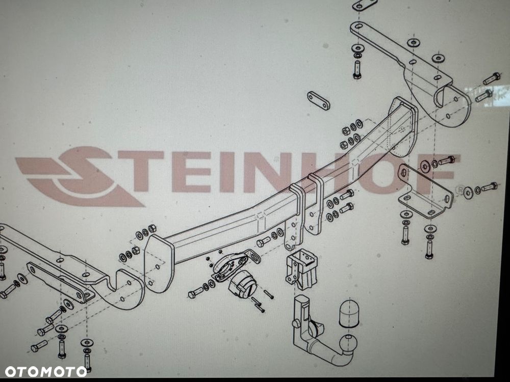 Hak wypinany Steinhof + moduł dedykowany 13pin Toyota Highlander XU70 2021- - 8
