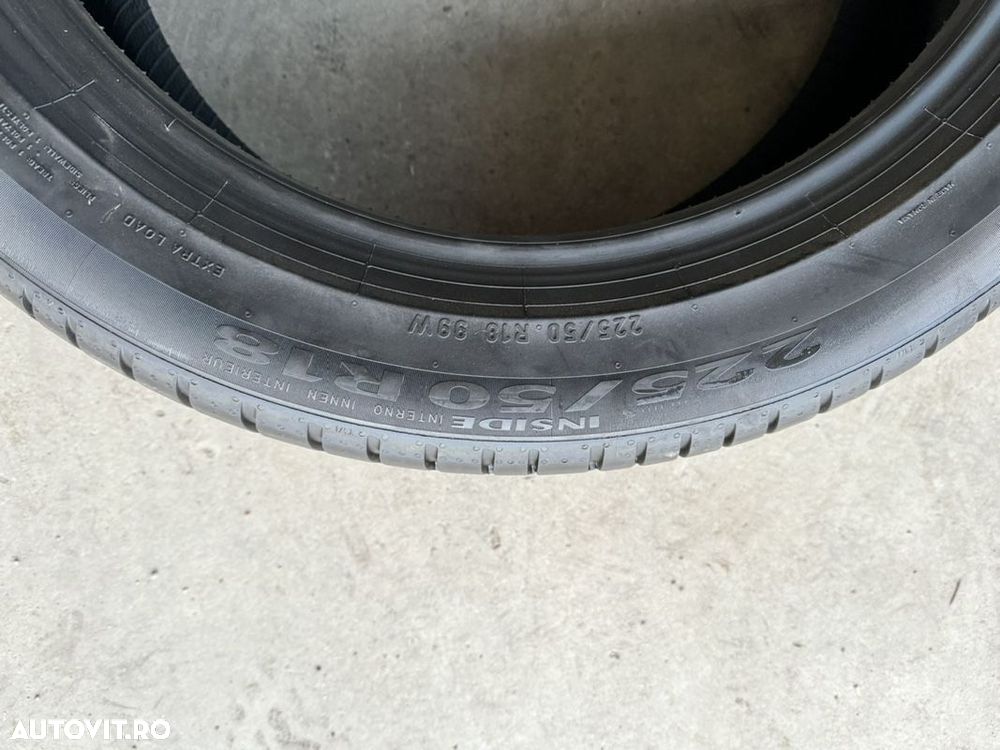vând 4 anvelope 225/50/18 pirelli de vară ca noi - 5