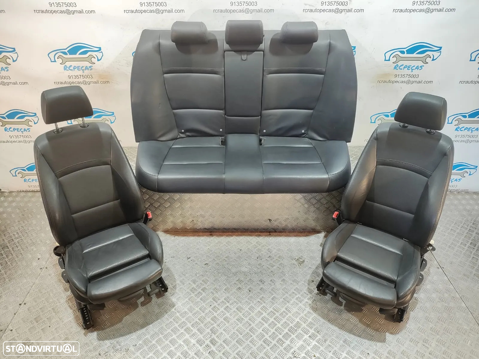 Conjunto Bancos em Pele BMW Serie 3 Sedan E90 Pack M - 11