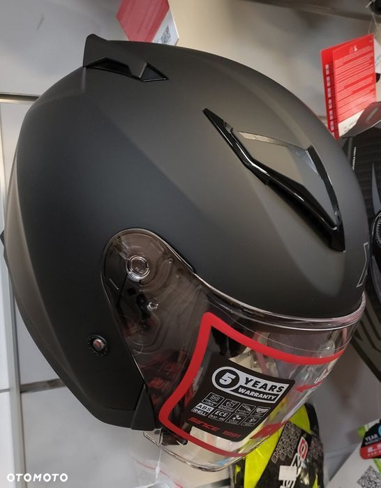 Kask otwarty z szybą, kask na skuter z blendą ECE 22.06 - 7