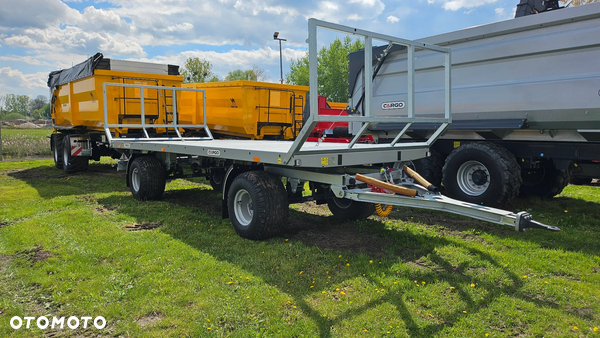 Cynkomet Przyczepa do bel, platforma Cynkomet T-608/2S / Cargo P100D, 10 ton, gwarancja!