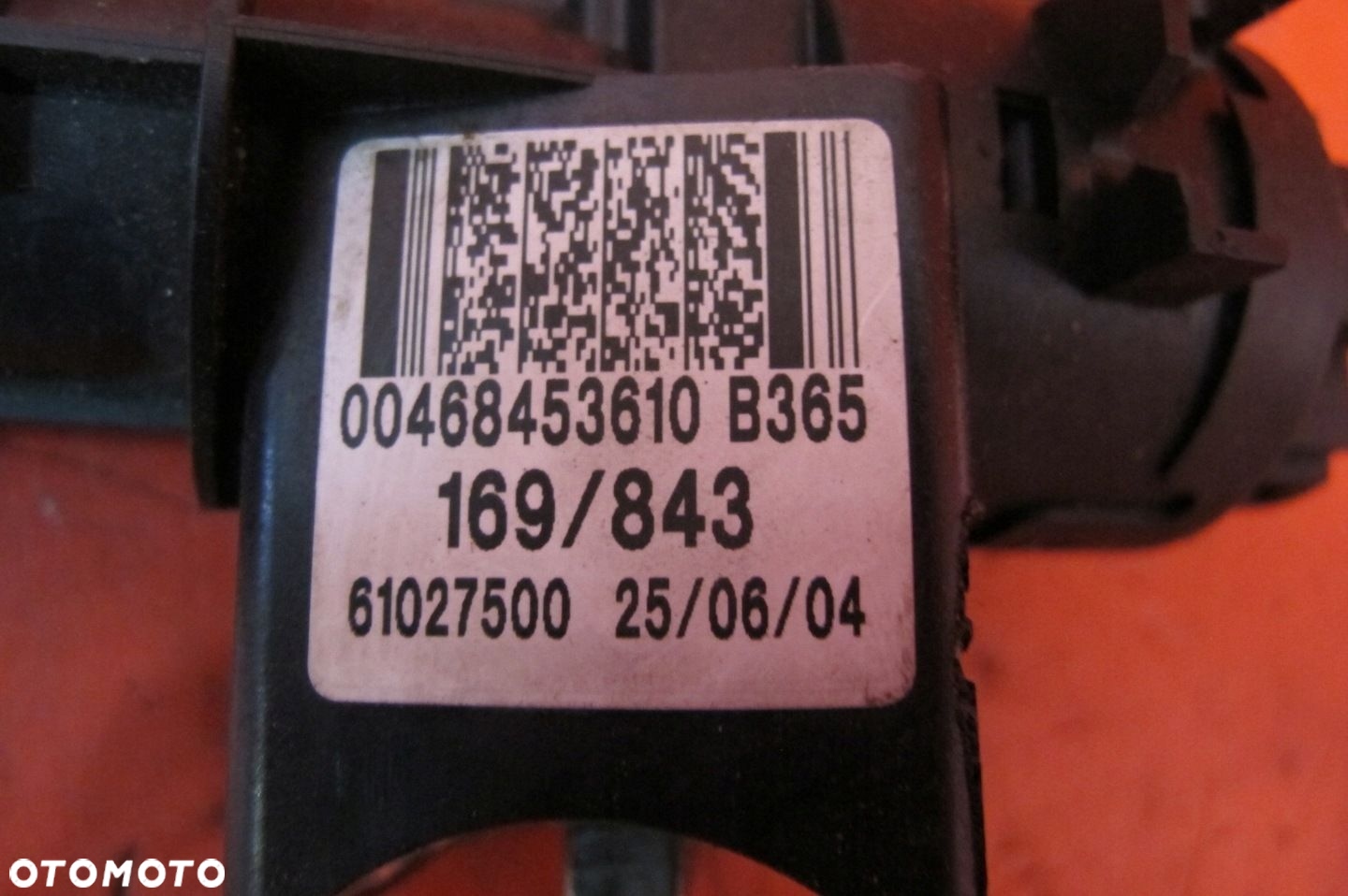 FIAT PANDA II 2 STACYJKA KLUCZYK 61027500 00468453610 - 2