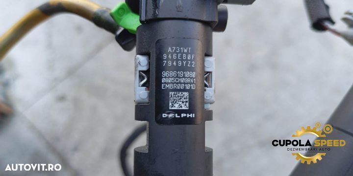 Injector Injectoare DELPHI 9686191080 2.0TDCI Ford Galaxy 2 [facelift - 2