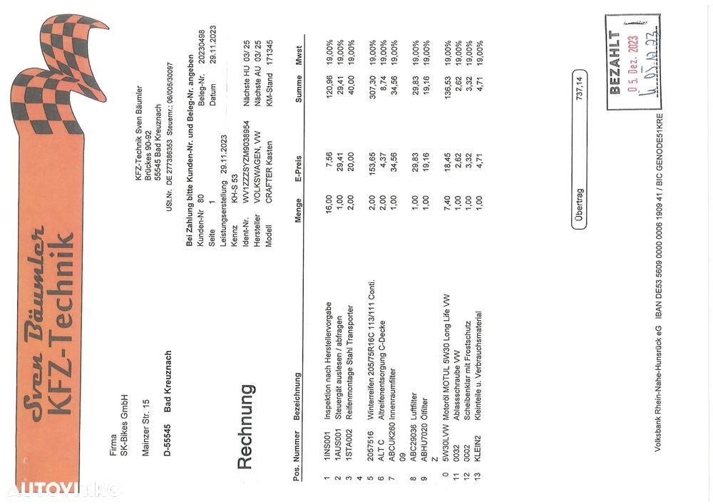 Volkswagen Crafter - 34