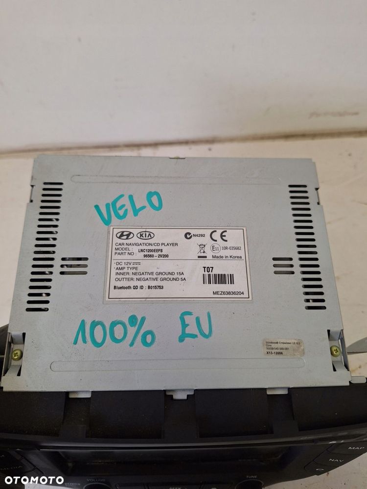 hyundai veloster radio cd 96560-2v200 11- - 2