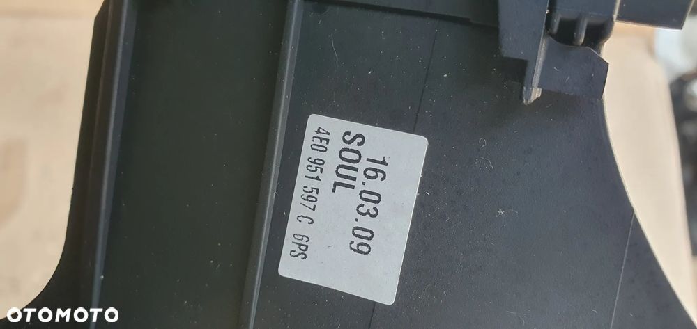 Osłona obudowa kolumny kierowniczej Audi A8 D3 4E0951597C 4E0951598 - 8