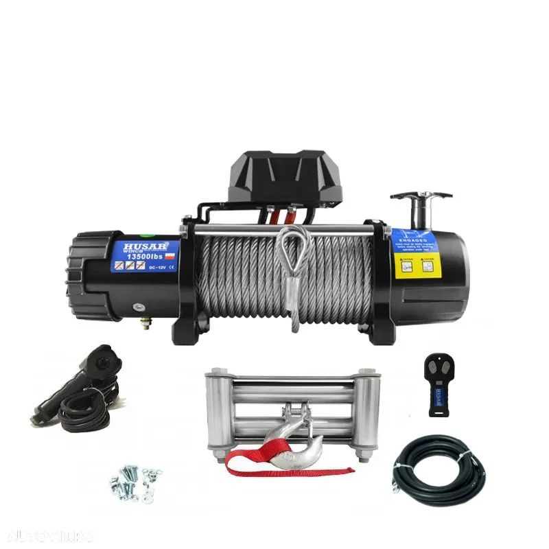 Troliu model nou HUSAR WINCH 13500 lbs (trage 6124 kg) - 1
