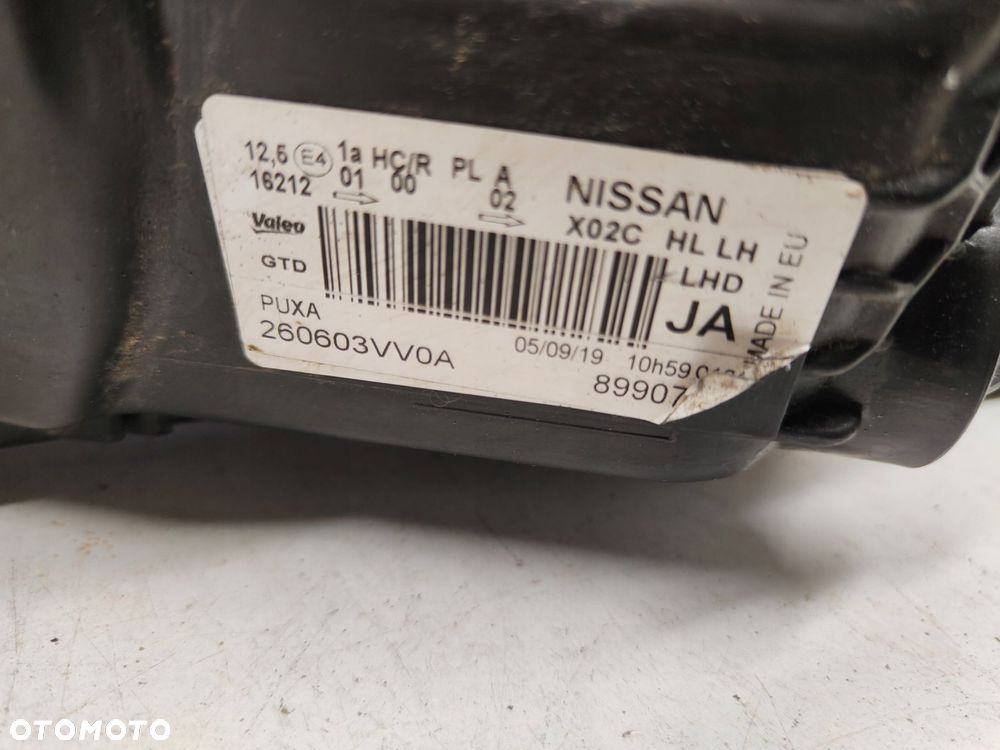 nissan note ii 2012-2016 lampa lewa europa - 6