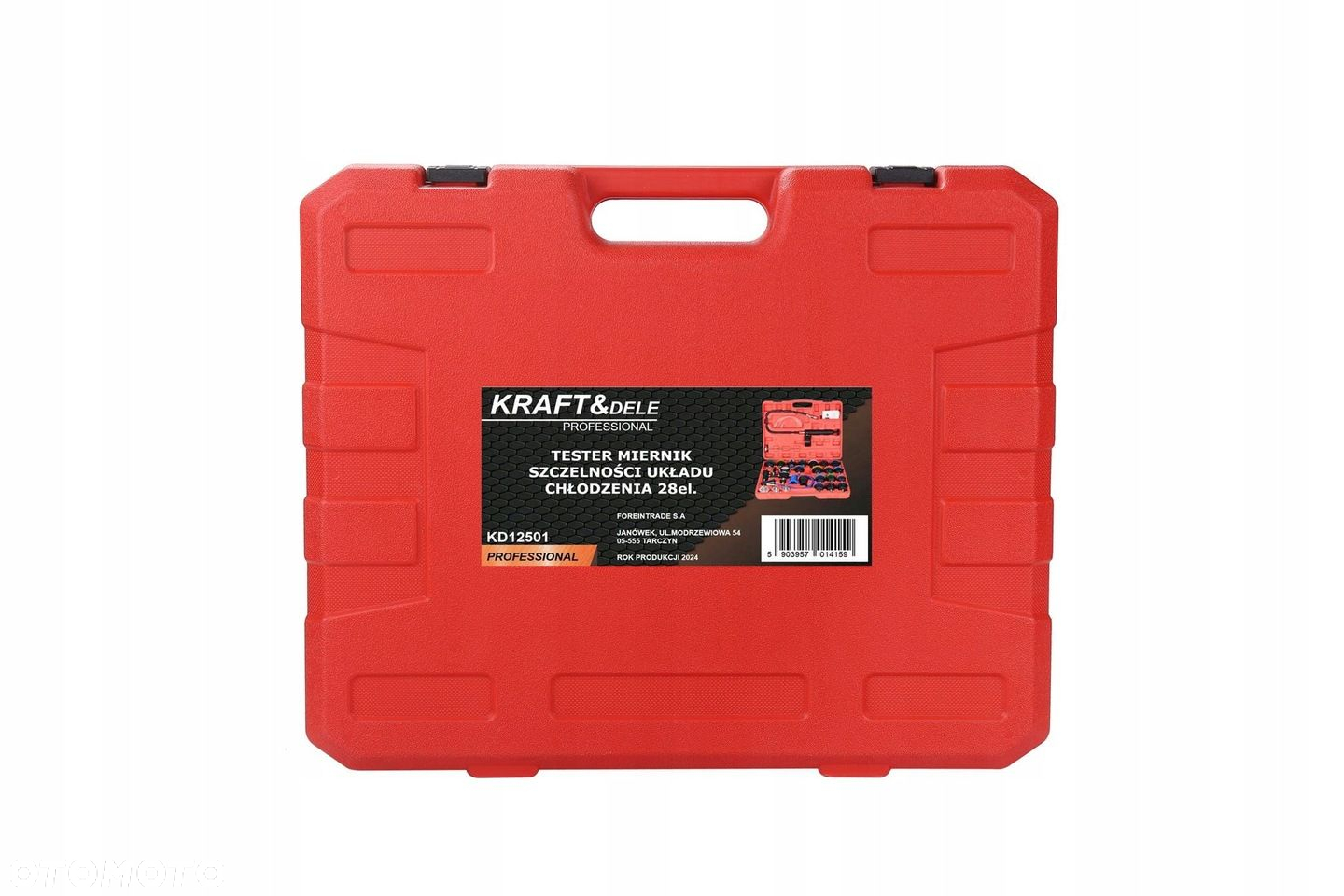 KD ZESTAW TESTER MIERNIK SZCZELNOŚCI UKŁADU CHŁODZENIA 27el.WALIZKA KD12501 - 2