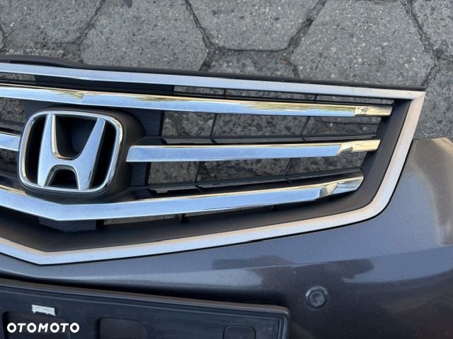 honda accord viii zderzak przód grill czujniki halogeny 08-11r nh736m - 12