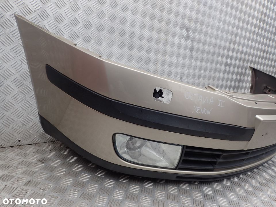 ZDERZAK PRZÓD SKODA OCTAVIA II SPRYSKI XENON RADOM - 2