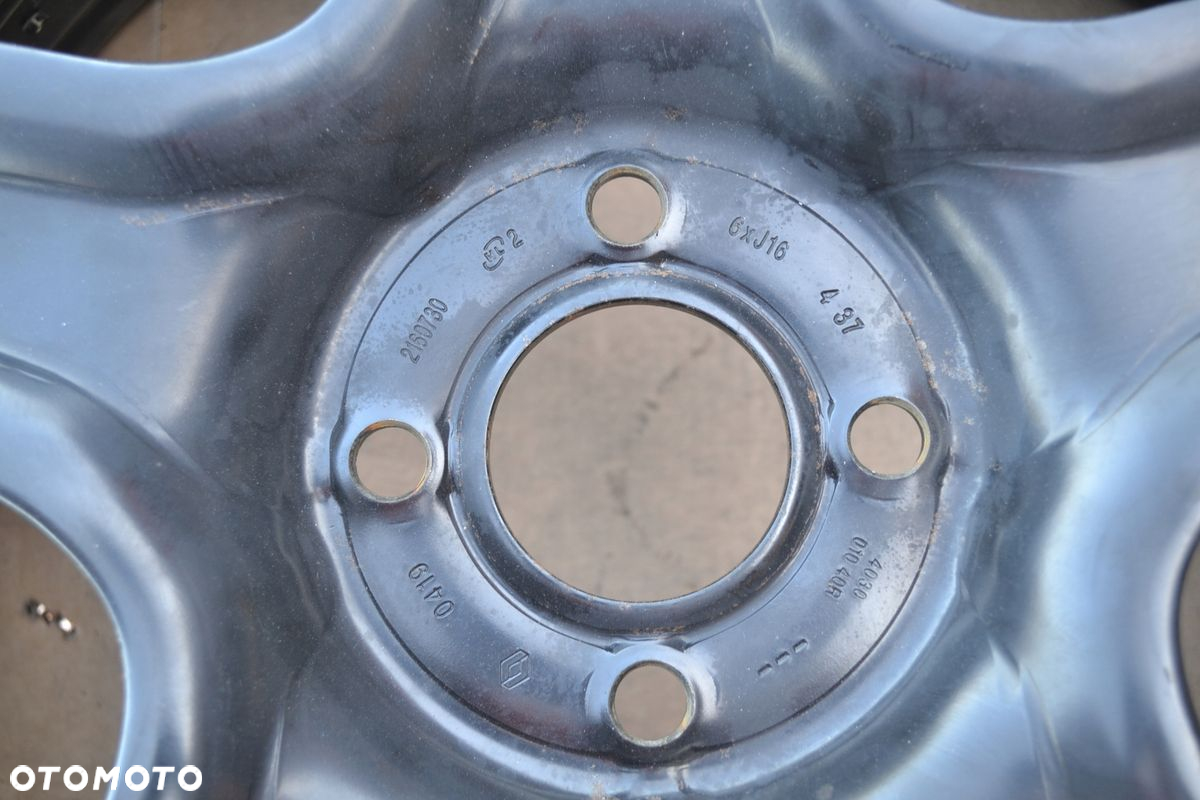 FELGI STALOWE RENAULT DACIA 4x100 6J16 ET 37 x4szt F-574 - 8