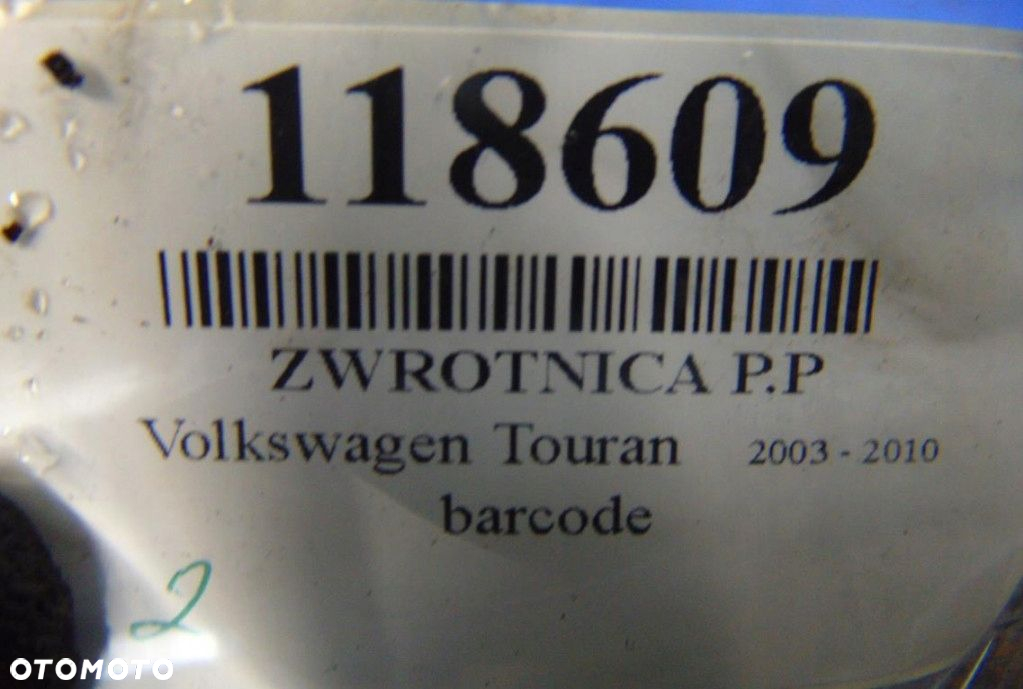 VOLKSWAGEN TOURAN 1.9TDI ZWROTNICA PRAWY PRZÓD - 8