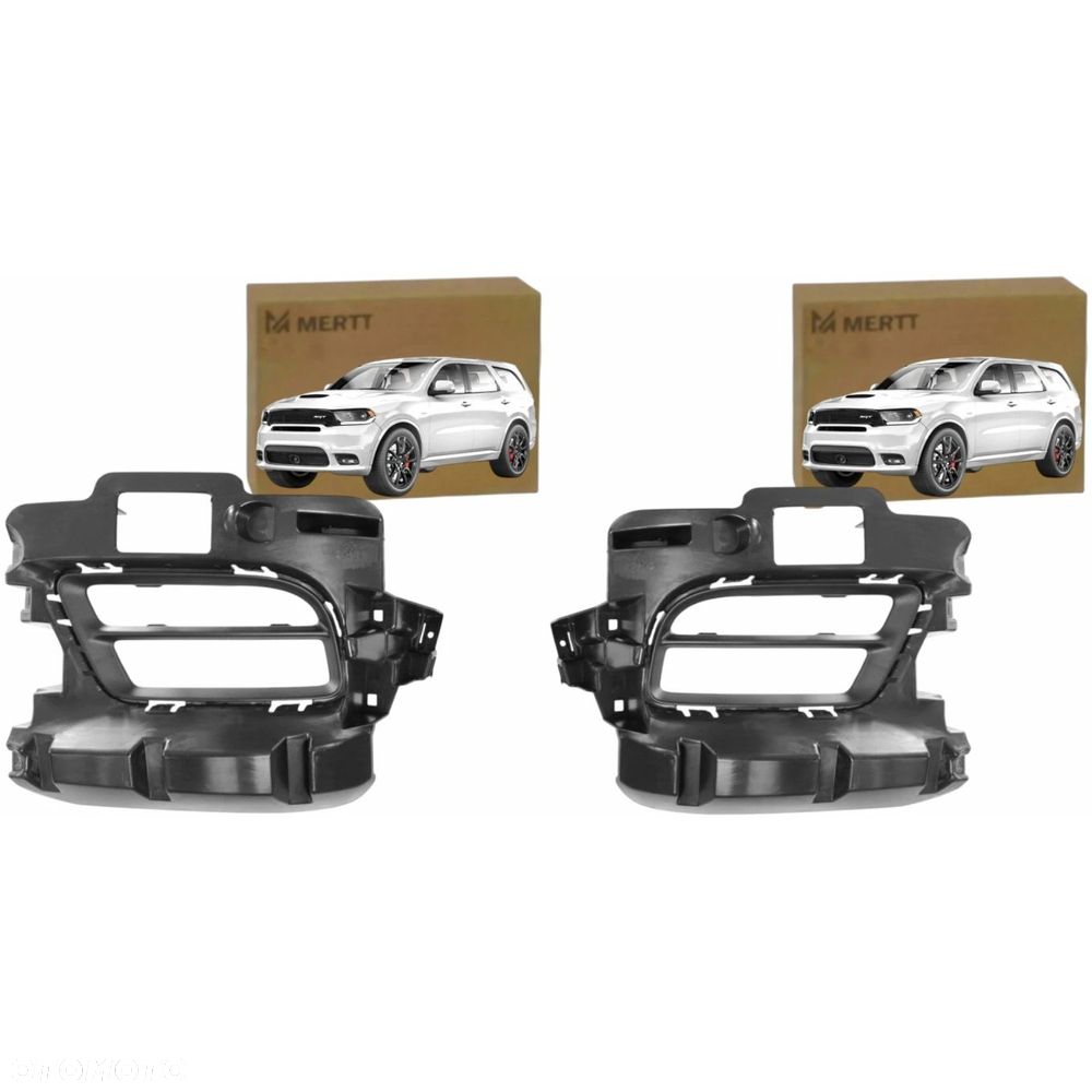 Atrapa PRAWA LEWA MOCOWANIE KRATKI CHWYT HALOGENU Dodge Durango 14- KOMPLET - 1