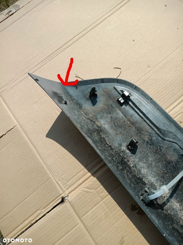 MITSUBISHI OUTLANDER III NAKŁADKA ZDERZAKA TYLNEGO SPOILER TYLNY TYŁ ORYG. - 4
