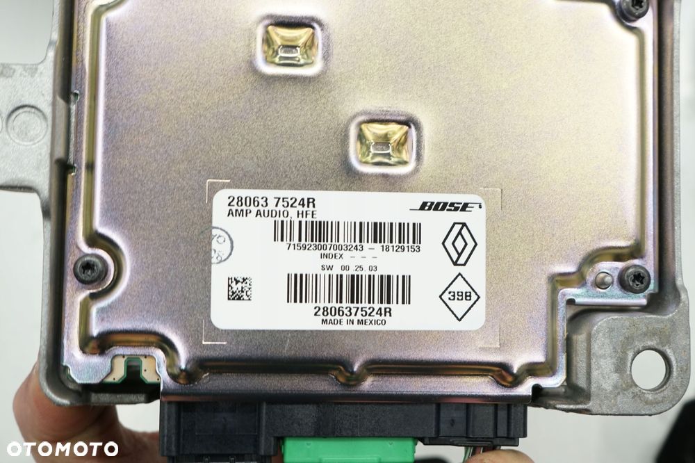 RENAULT KADJAR 18R ZESTAW GŁOŚNIKI WZMACNIACZ BOSE - 6