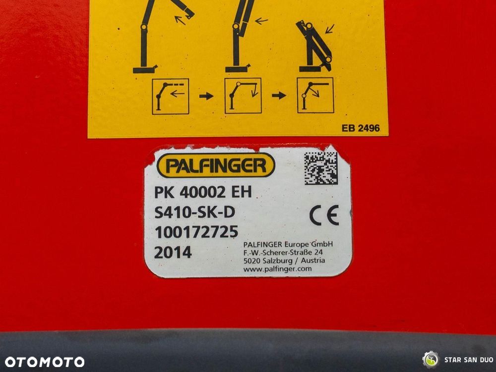 Volvo FH 500 6x4 PALFINGER PK 40002 EH HDS Żuraw Wciągarka - 22