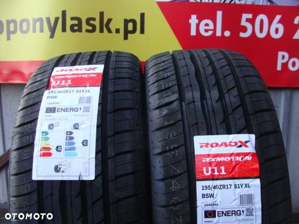 NOWE 195/40 R17 Roadx RXMotion U11