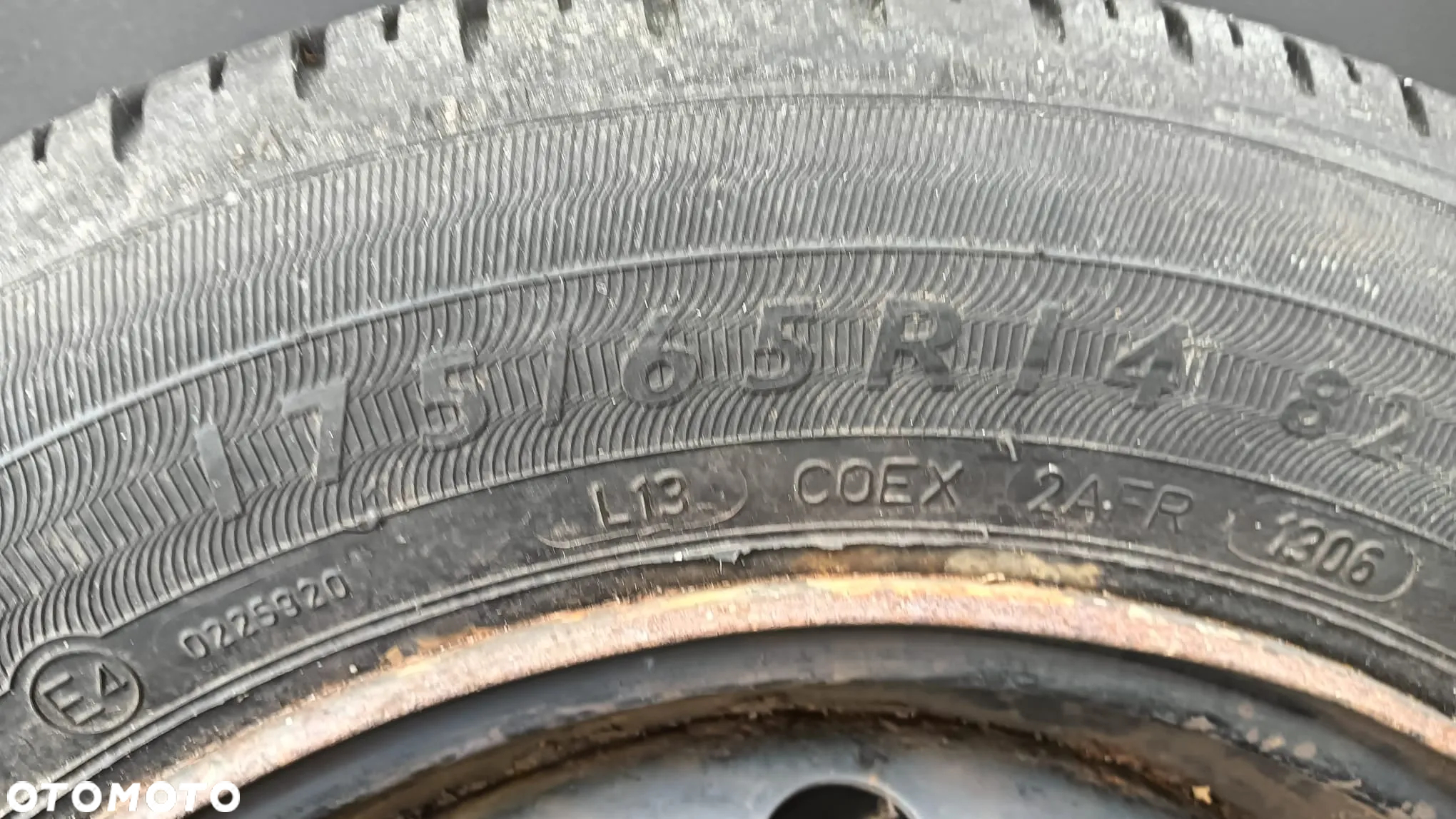 Koła stalowe opony zimowe Dunlop 175/65 R14 2013 VW 4x100 - 3