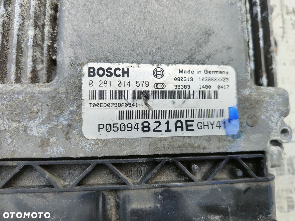 DODGE Journey 2.0 CRD Automat Sterownik Silnika Zestaw startowy 0281014579 - 4