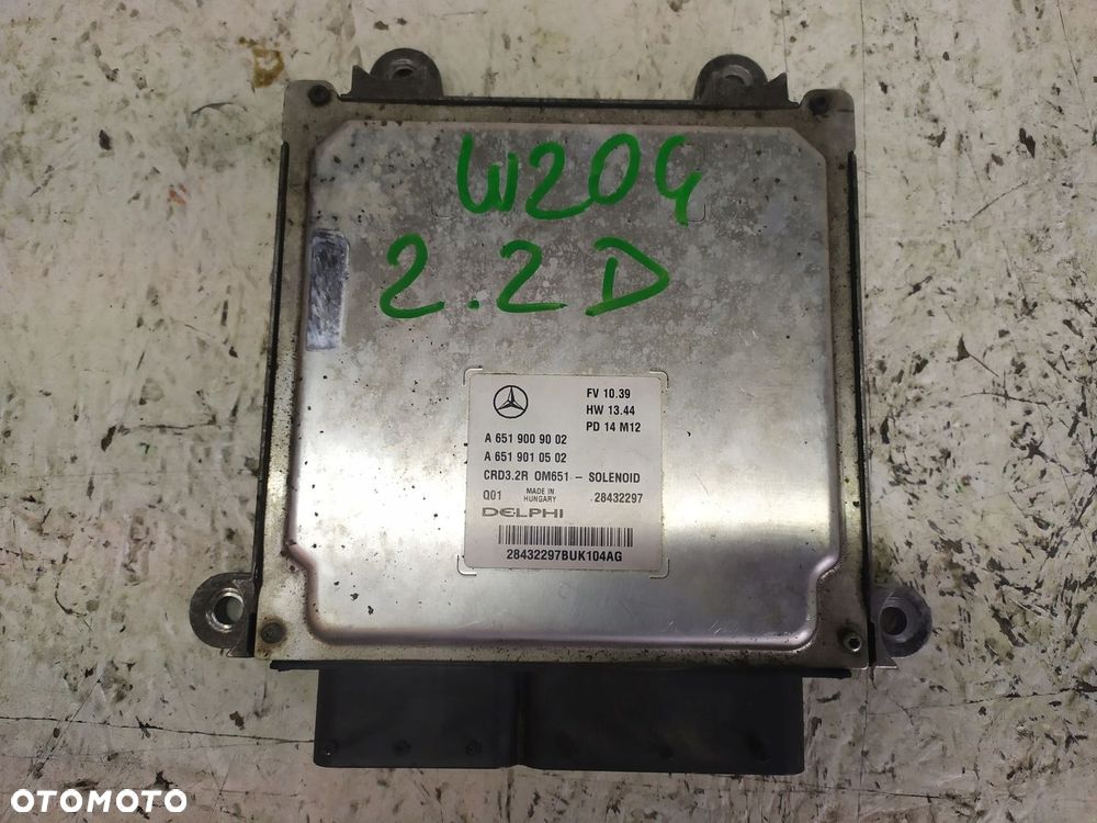 MERCEDES W212 EKLASA 2.2 CDI KOMPUTER SILNIKA - 4