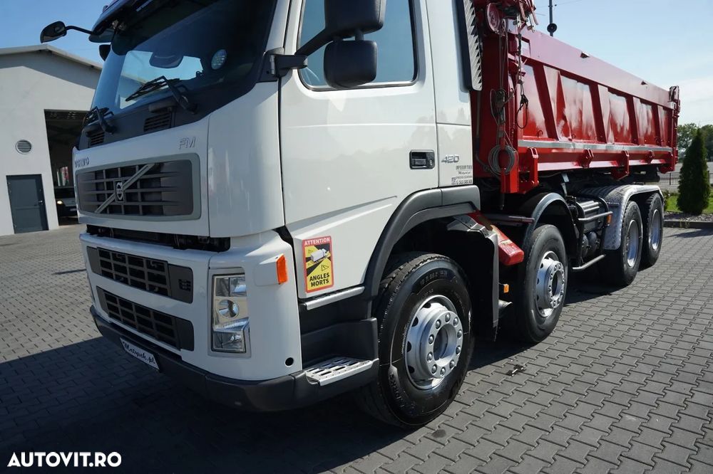 Volvo FM 420 / 8X4 / BASCULATOR 2 LATERAL / HIDRODOXY / BORDMATIC / MANUAL - 16