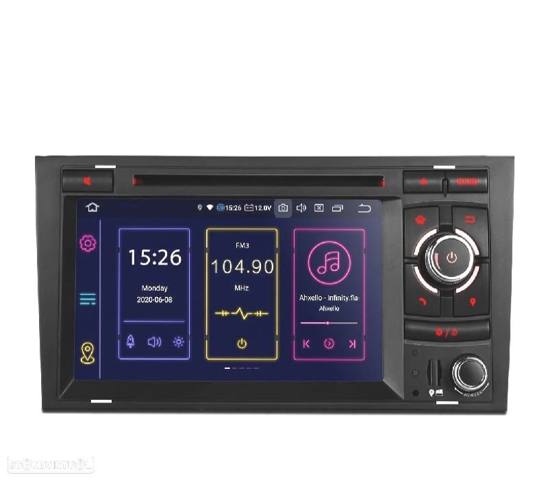 AUTO RADIO GPS ANDROID 12 PARA AUDI A4 B6 B7 00-08 SEAT EXEO 08-12 - 4