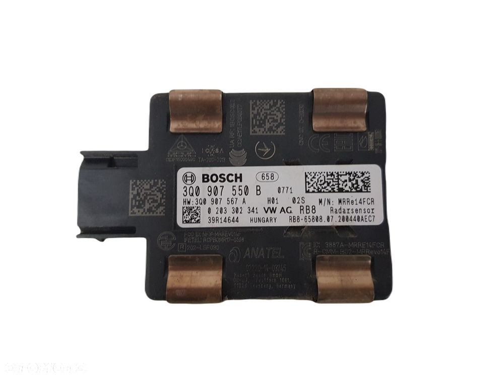 RADAR DISTRONIC SENSOR VW SKODA SEAT 3Q0907567A 3Q0907550B - 1