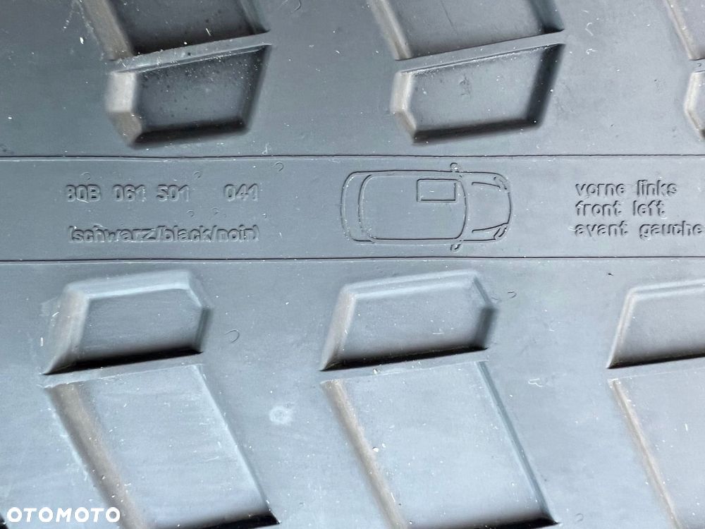 audi q5 80a zestaw dywaników gumowych przód tył 80b061501 80a061511 - 9