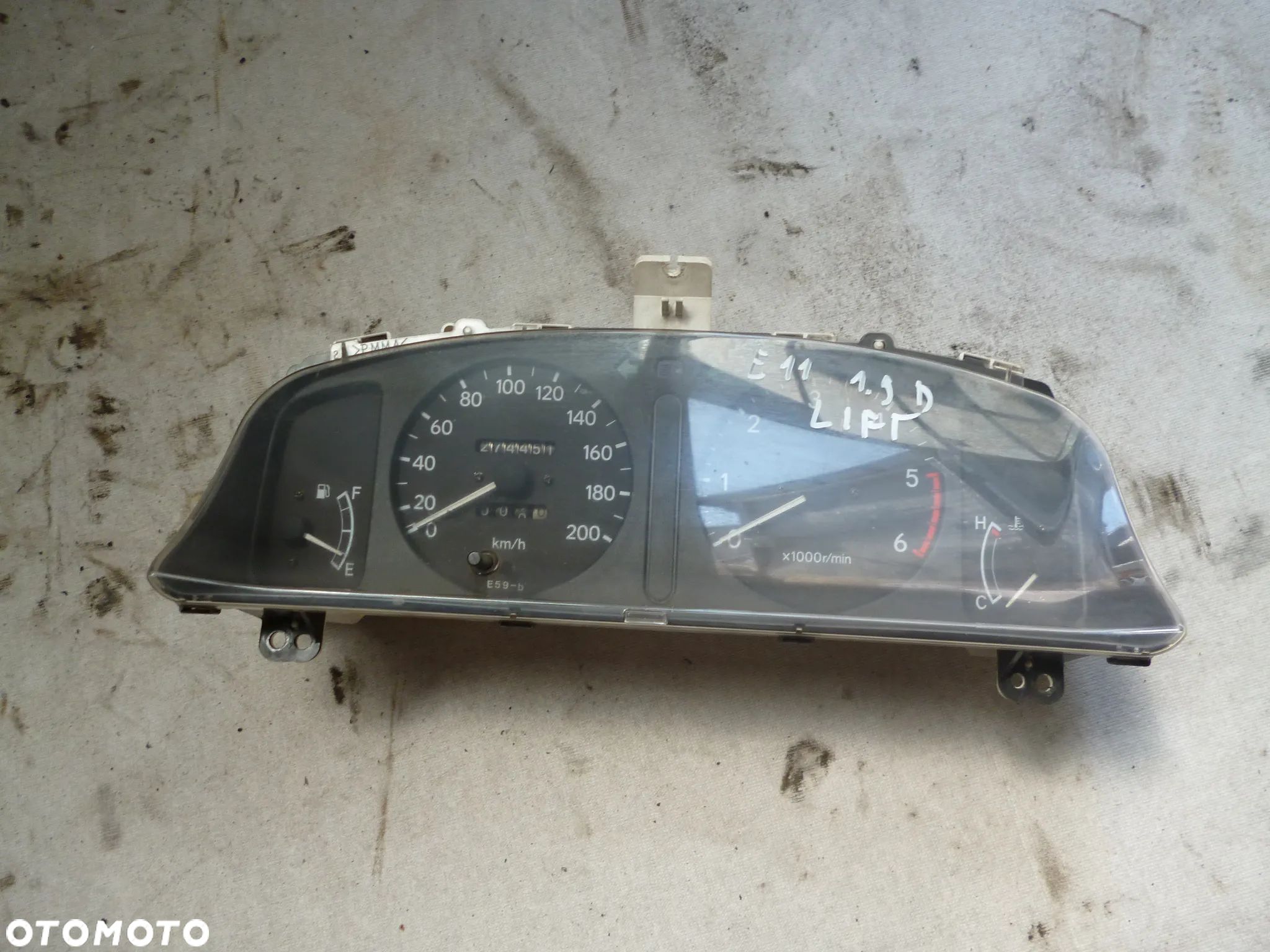 toyota corolla e11 lift 1.9d liczniki zegary - 1