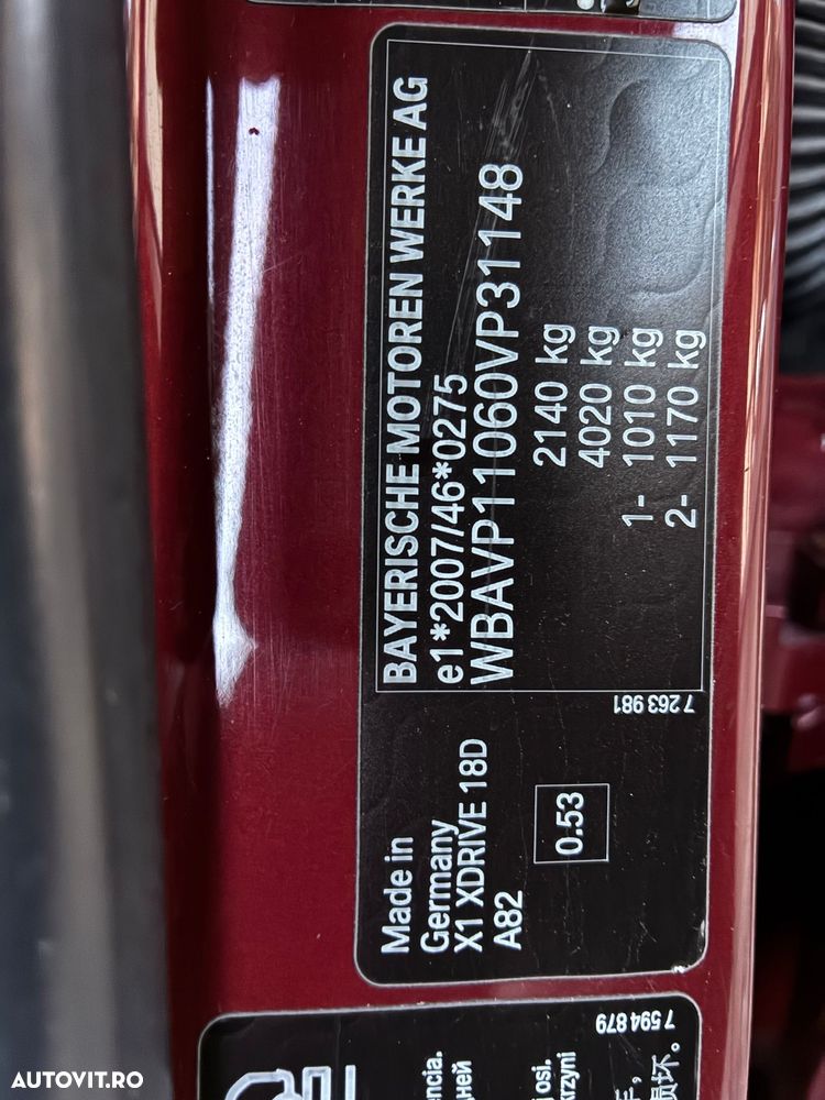 BMW X1 xDrive18d Aut. - 12