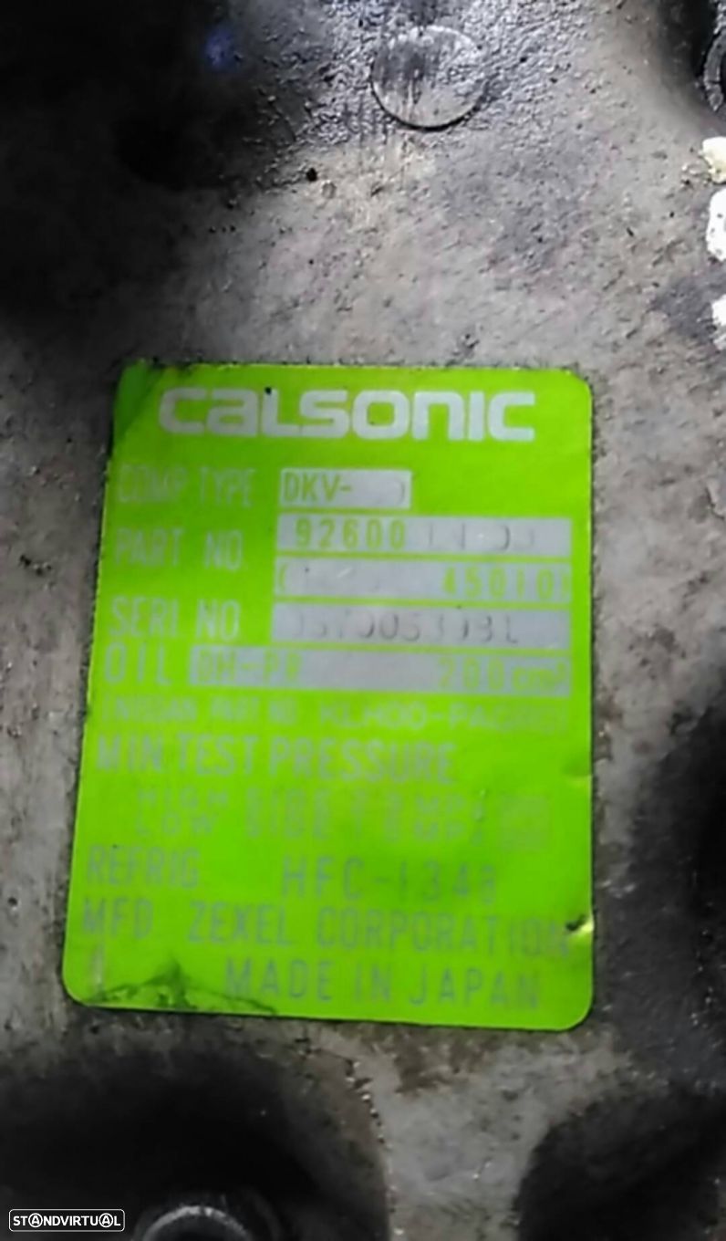 Compressor Ar Condicionado Nissan Almera I Hatchback (N15) - 1
